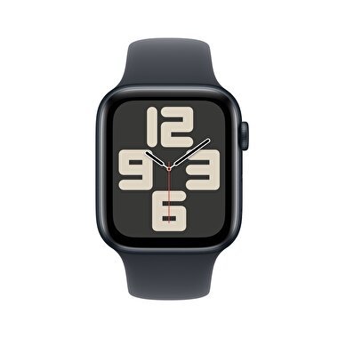Apple Watch SE GPS 40mm Gece Yarısı Alüminyum Kasa  Gece Yarısı Spor Kordon - S/M  MXE73TU/A