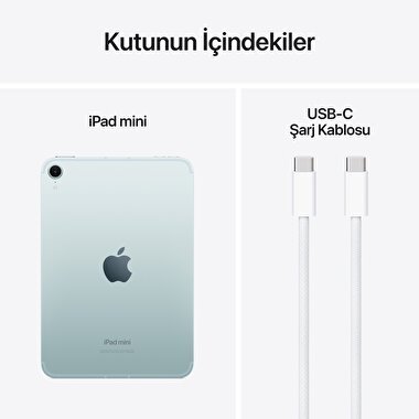 Apple iPad Mini 256GB 8.3" Wi-Fi + Cellular Mavi  MXPW3TU/A
