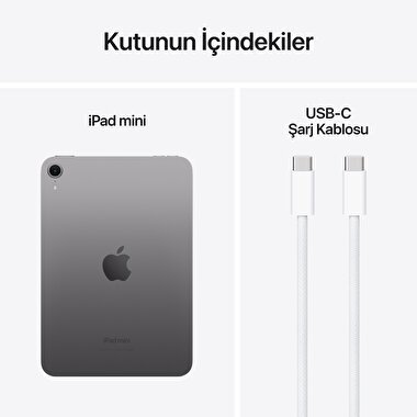 Apple iPad Mini 512GB 8.3" Wi-Fi Uzay Grisi  MYGY3TU/A