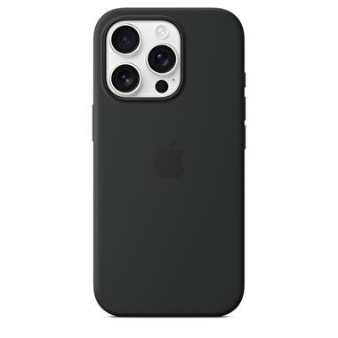 iPhone 16 Pro için MagSafe özellikli Silikon Kılıf - Siyah MYYJ3ZM/A
