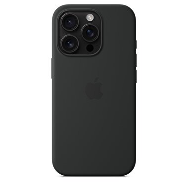 iPhone 16 Pro için MagSafe özellikli Silikon Kılıf - Siyah MYYJ3ZM/A