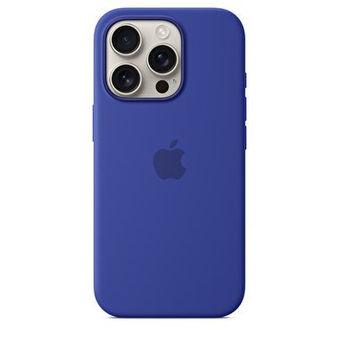 iPhone 16 Pro için MagSafe özellikli Silikon Kılıf - Laciverttaş MYYP3ZM/A