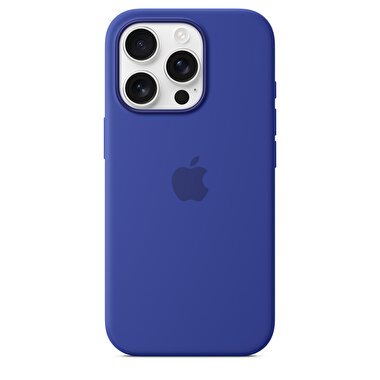 iPhone 16 Pro için MagSafe özellikli Silikon Kılıf - Laciverttaş MYYP3ZM/A