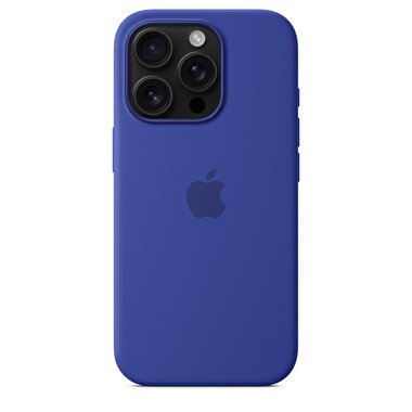 iPhone 16 Pro için MagSafe özellikli Silikon Kılıf - Laciverttaş MYYP3ZM/A