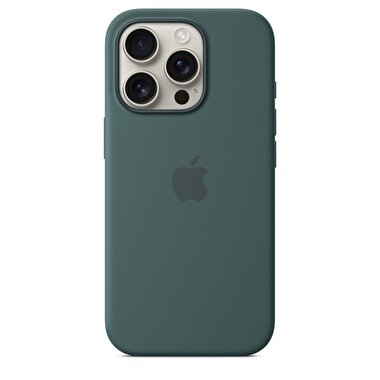 iPhone 16 Pro için MagSafe özellikli Silikon Kılıf - Göl Yeşili MYYR3ZM/A