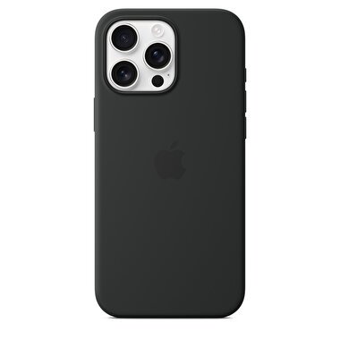 iPhone 16 Pro Max için MagSafe özellikli Silikon Kılıf - Siyah MYYT3ZM/A
