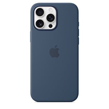iPhone 16 Pro Max için MagSafe özellikli Silikon Kılıf - Kot Rengi MYYU3ZM/A