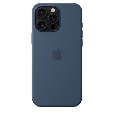 iPhone 16 Pro Max için MagSafe özellikli Silikon Kılıf - Kot Rengi MYYU3ZM/A