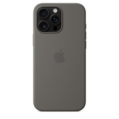 iPhone 16 Pro Max için MagSafe özellikli Silikon Kılıf - Taş Grisi MYYV3ZM/A