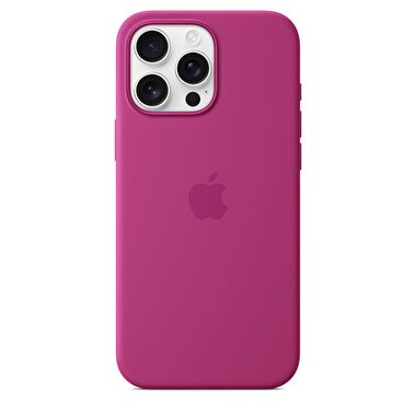 iPhone 16 Pro Max için MagSafe özellikli Silikon Kılıf - Fuşya MYYX3ZM/A