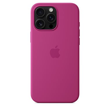 iPhone 16 Pro Max için MagSafe özellikli Silikon Kılıf - Fuşya MYYX3ZM/A