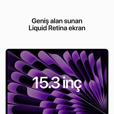 15 inç MacBook Air-Uzay Grisi 8CPU M2 1 TB SSD Z18N000VS