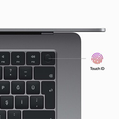 15 inç MacBook Air-Uzay Grisi 8CPU M2 1 TB SSD Z18N000VS