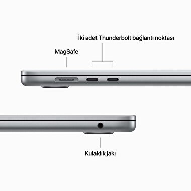 15 inç MacBook Air-Uzay Grisi 8CPU M2 1 TB SSD Z18N000VS