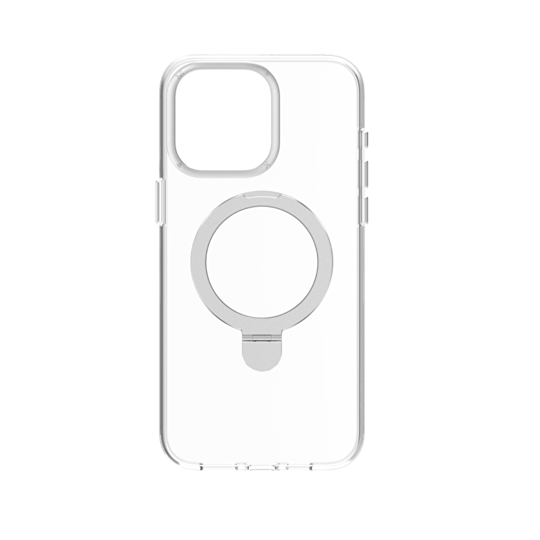 Momax iPhone 15 Flip Magsafe Kılıf - Şeffaf 4894222072435