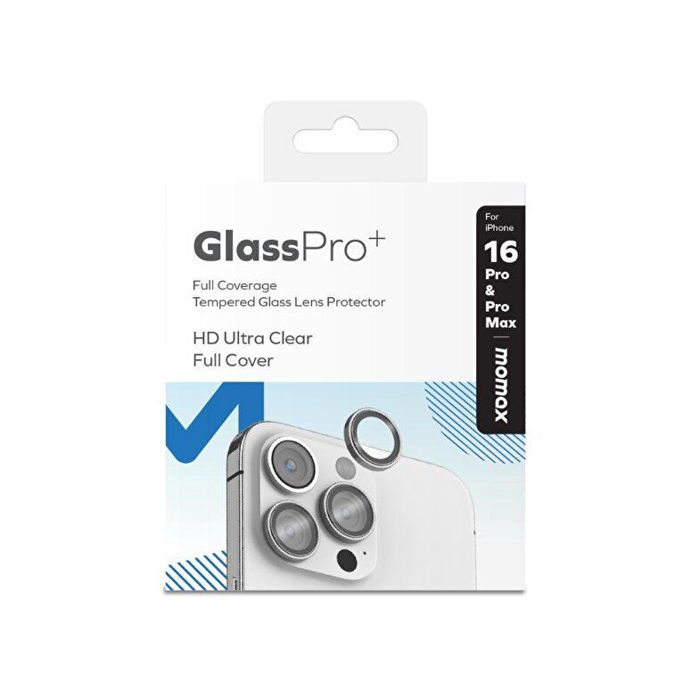 Momax iPhone 16 Pro / Max Lens Koruyucu - Siyah 4894222078031