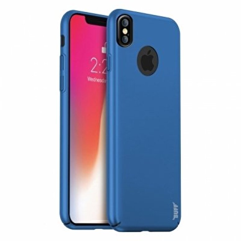 Buff Slim Fit iPhone X - XS Kılıfı (Mavi) 6959633408766