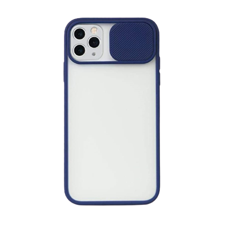 Piili iPhone 11 Pro Cam Slide Kılıf - Lacivert 6944628929937