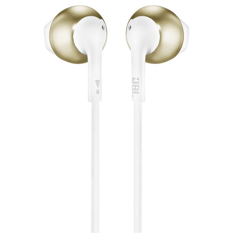 JBL T205  Kablolu Kulak İçi Kulaklık (Beyaz-Altın) 6925281928369