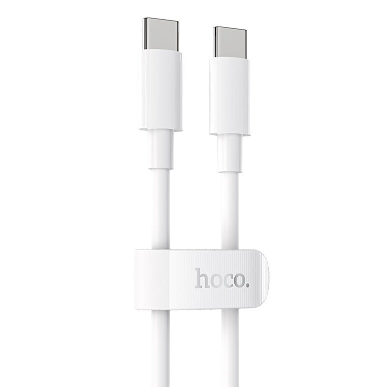 Hoco 100W Type-C to Type-C PD 2M - Beyaz 6931474734761