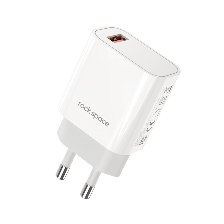 Rock Space Single 18W QC 3.0 Mini Seyahat Şarj 6941402750657
