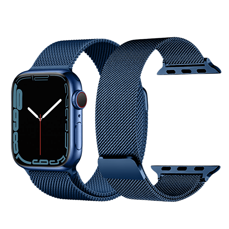 Piili Apple Watch Metal Kayış 42/44/45 - Mavi 6944629143455