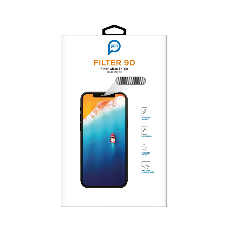 Piili iPhone 14 Pro Toz Filtreli  Ekran Koruyucu 6944629148016
