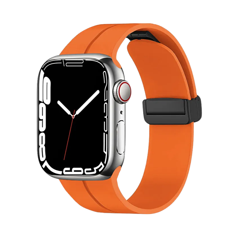 Piili Watch 42-44-45-49 mm Rubber Kayış - Turuncu 6944629155014