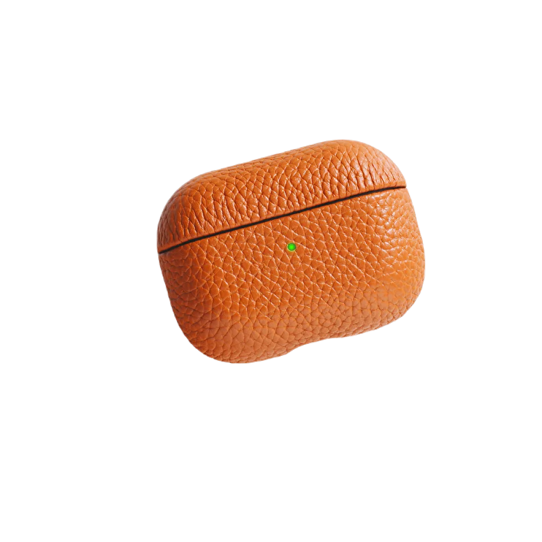 Piili Airpods 3. Nesil Deri Kılıf - Turuncu 6944629158671