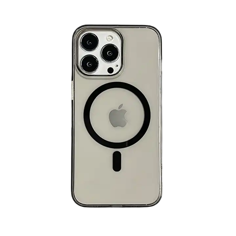 Piili iPhone 15 İnce Magsafe Kılıf - Siyah 6944629164252