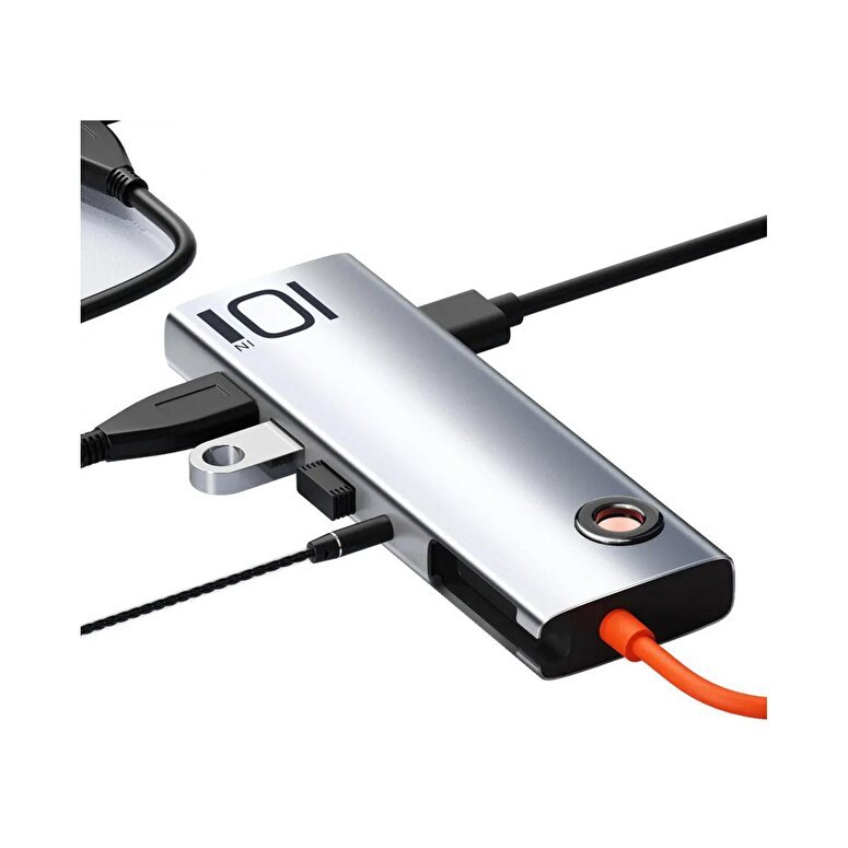 Rock Multi Fonksiyon 10 in 1 Type-C Dönüştürücü 6975653082014