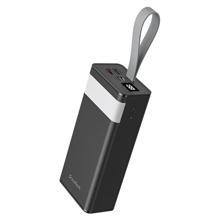 Soultech LesserBear 30000mAh 22,5W Powerbank-Siyah 8681000019296