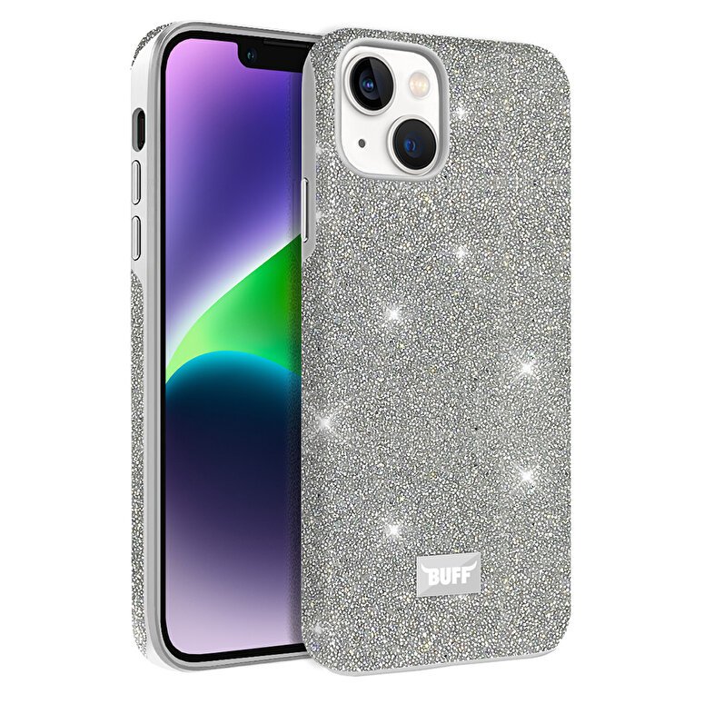 Buff iPhone 14 Plus Diamond Seri Kılıf - Gri 8683548211958
