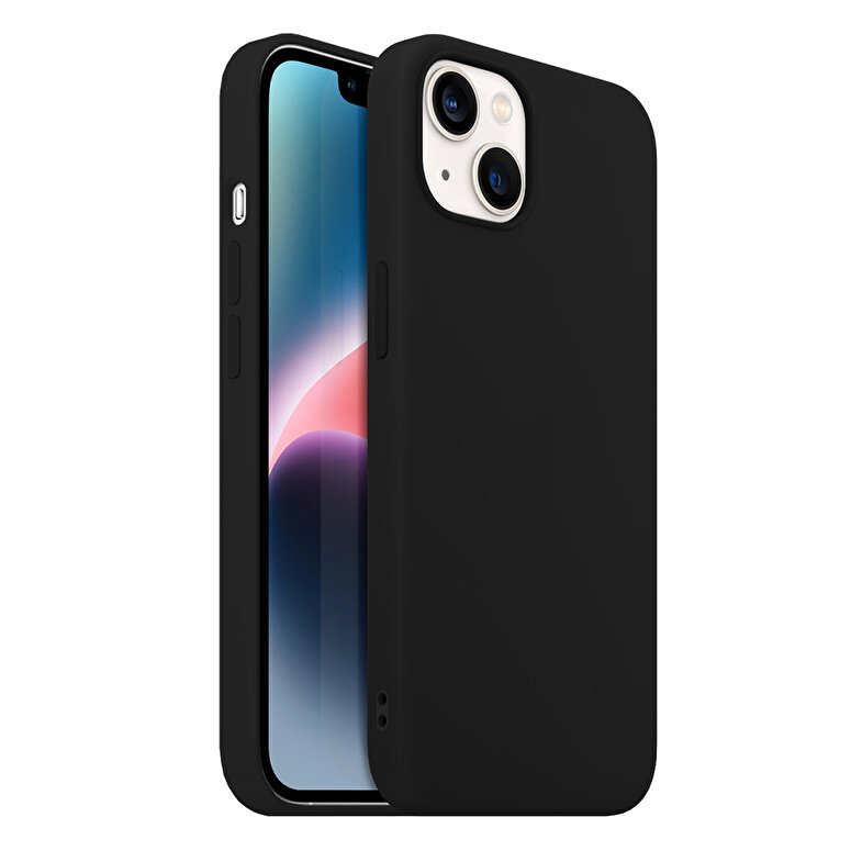 Buff iPhone 14 Rubber S Kılıf - Siyah 8683548213693