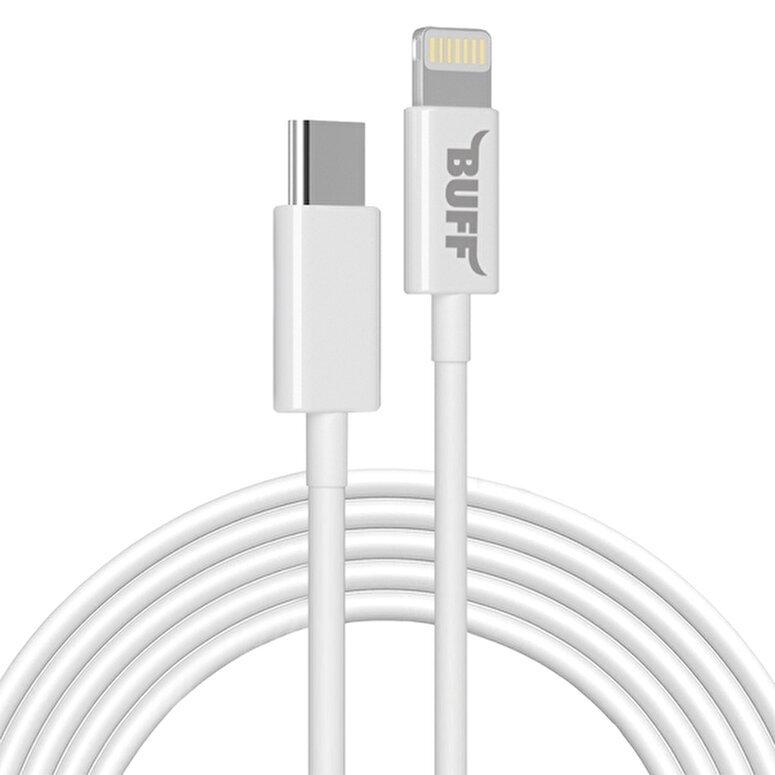 Buff Type-C TO Lightning 3.0A 20W 1.2M Kablo-Siyah 8683548214102