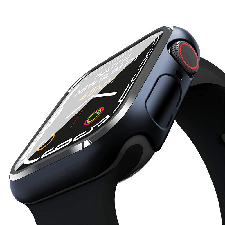 Buff Apple Watch Slim Fit 45mm Kılıf - Mavi 8683548214492