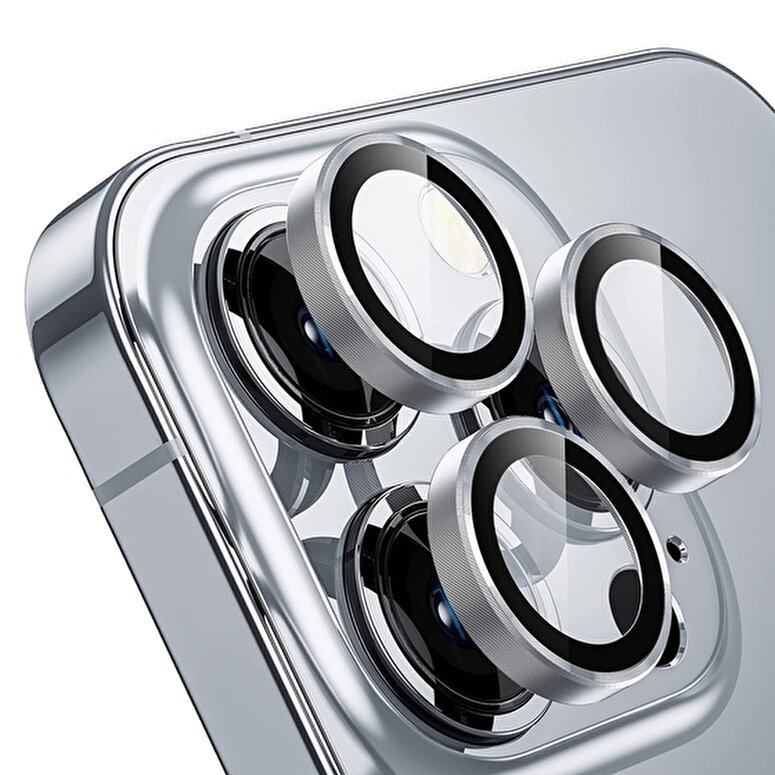 Buff iPhone 14 Pro/Pro Max Metal Lens-Silver 8683548214966