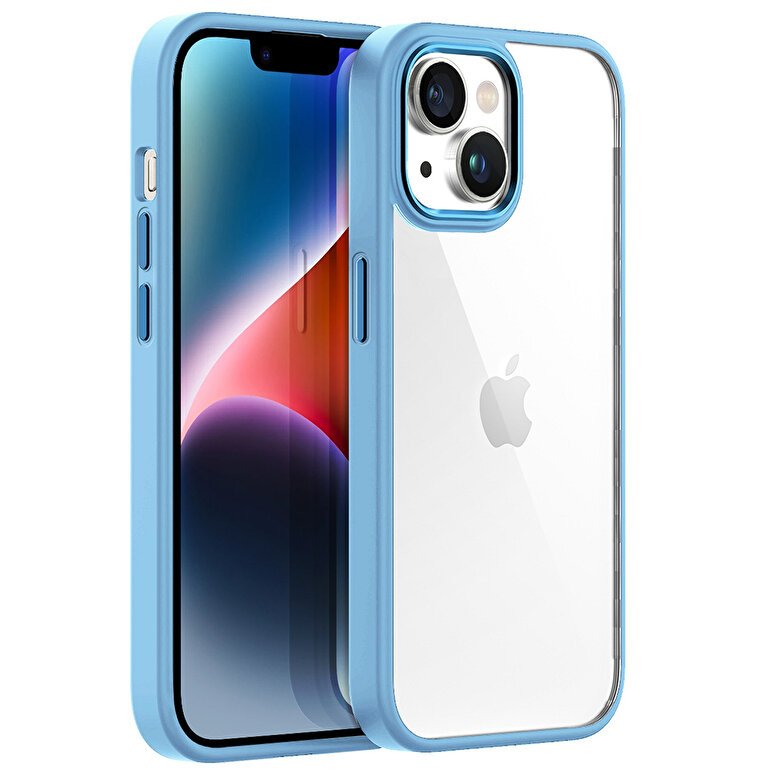 Buff iPhone 14 New Air Bumper Kılıf - Sierra Mavi 8683548215505