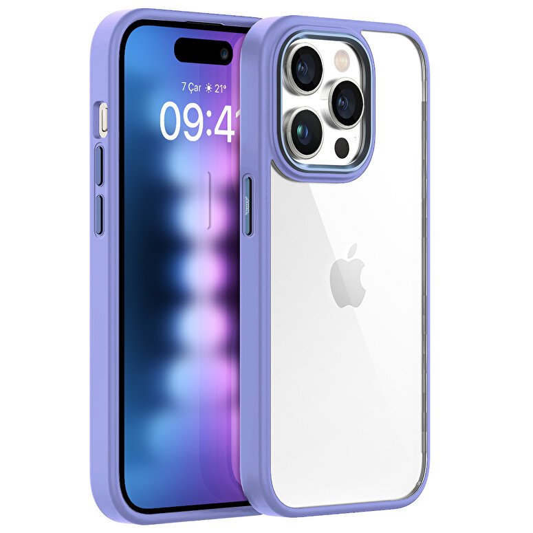 Buff iPhone 15 Pro Max New Air Bumper Kılıf Lily 8683548217318