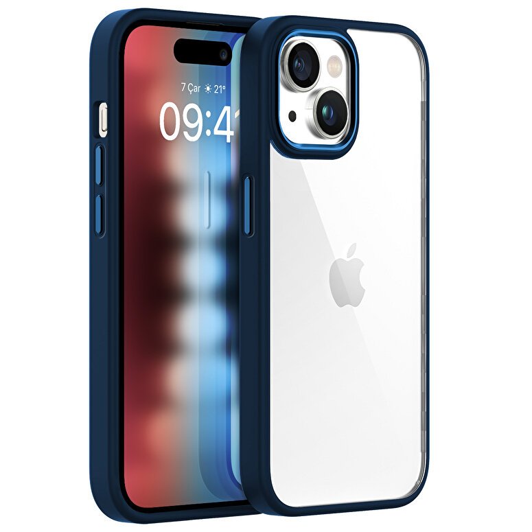 Buff iPhone 15 New Air Bumper Kılıf Pink 8683548217578