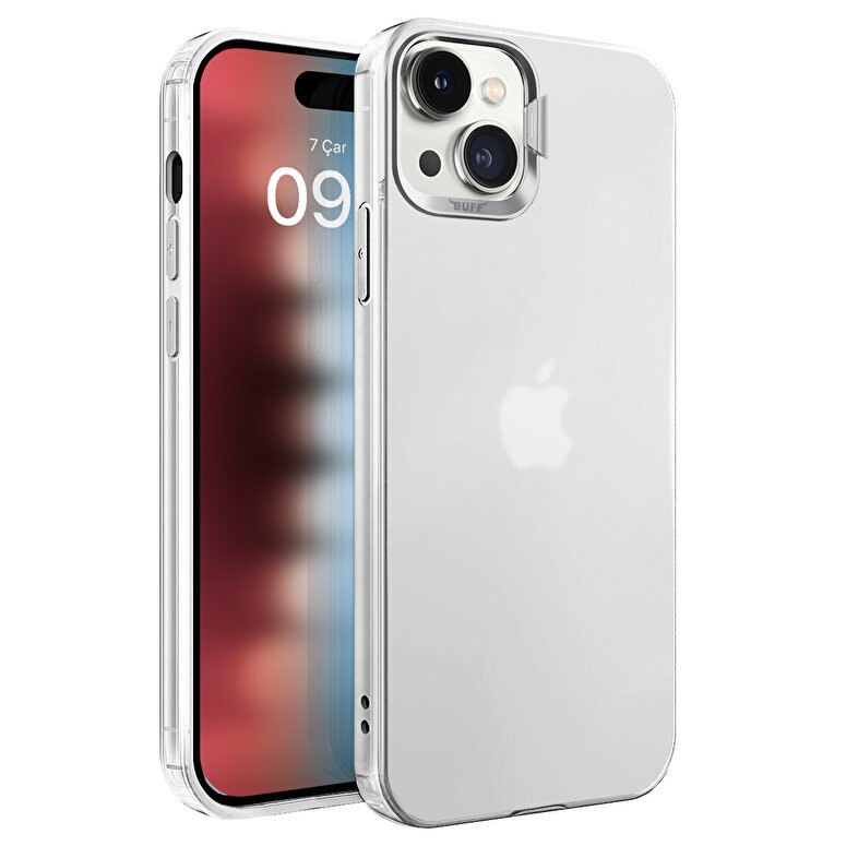 Buff iPhone 15 New Corner Kılıf Clear 8683548217820