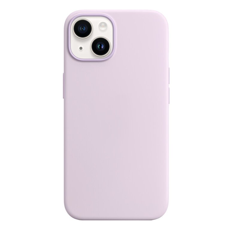 Buff iPhone 15 Rubber Fit Kılıf - Lila 8683548218766