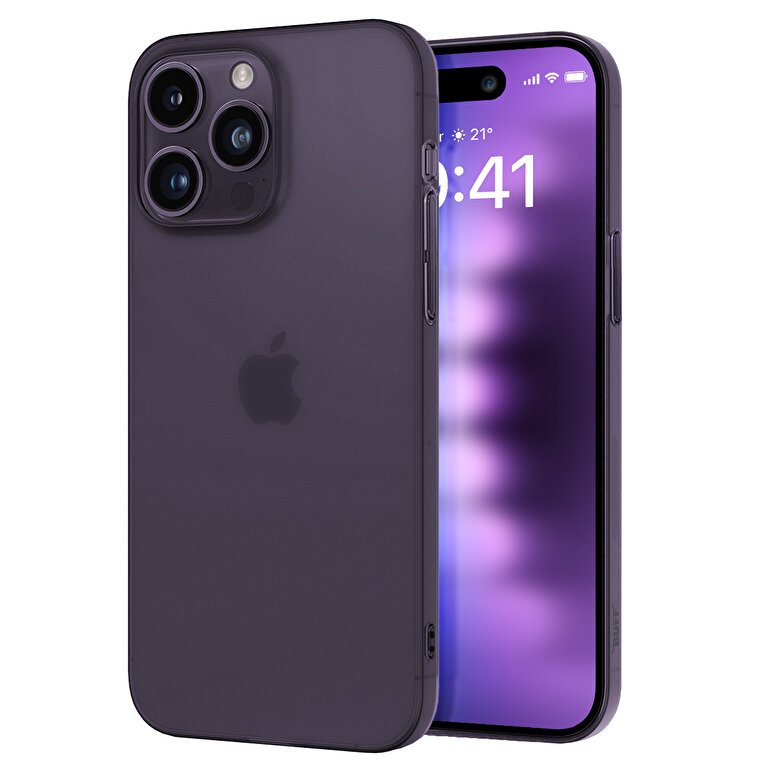 Buff iPhone 15 Pro Max Slimfy Kılıf Purple 8683548219008