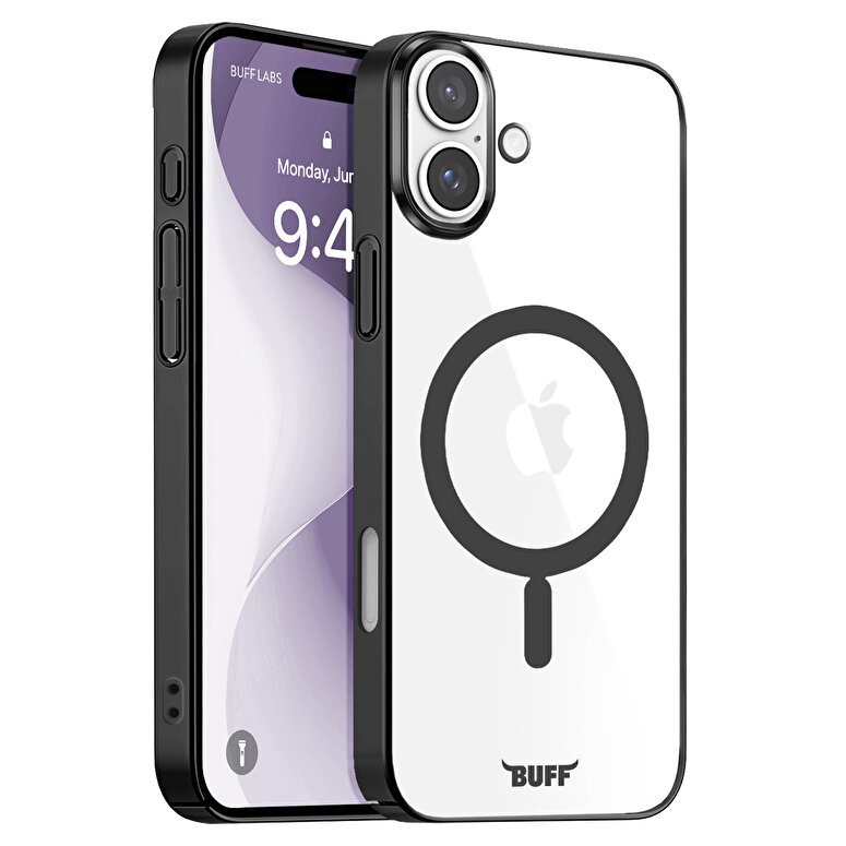 Buff iPhone 16 Plus Magsafe Slim Fit Kılıf Siyah 8684387702669