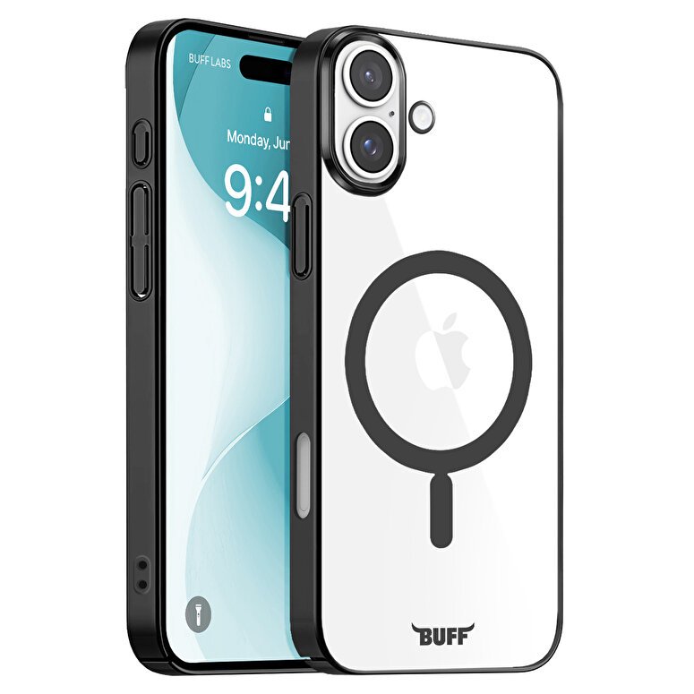 Buff iPhone 16 Magsafe Slim Fit Kılıf Siyah 8684387702706