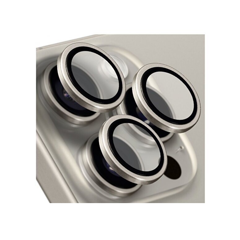 Buff iPhone 16 Pro/Max Titanyum Lens - Gri 8684387702881
