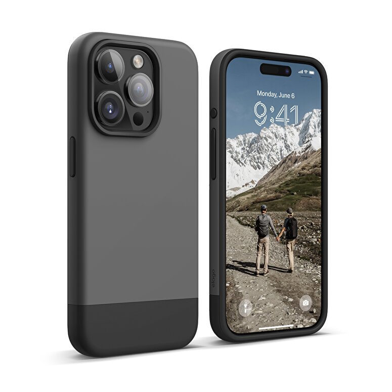 Elago iPhone 15 Pro Glide MagSafe Silikon - Siyah 8809919816182