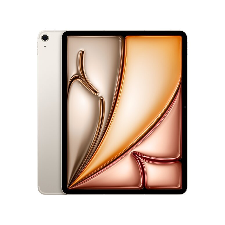 Apple 13 inç iPad Air M2 Wi-Fi + Cellular 512GB Yıldız Işığı  MV723TU/A