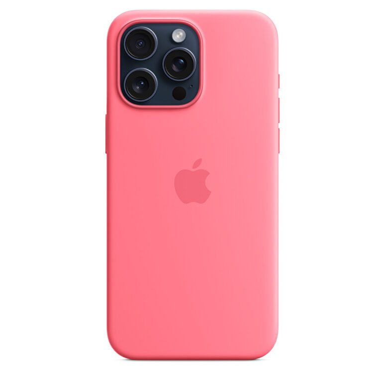 iPhone 15 Pro Max için MagSafe özellikli Silikon Kılıf - Pembe  MWNN3ZM/A