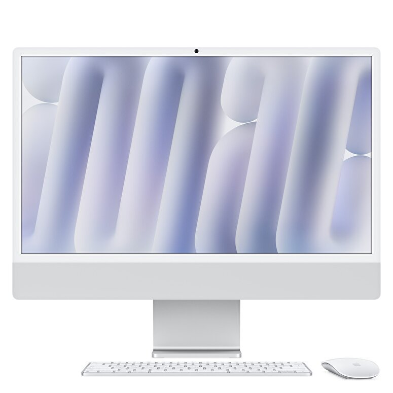 Apple iMac 24inc Retina 4.5K, M4 8-core CPU, 8-core GPU, 16GB Bellek, 256GB SSD, Gümüş  MWUC3TU/A